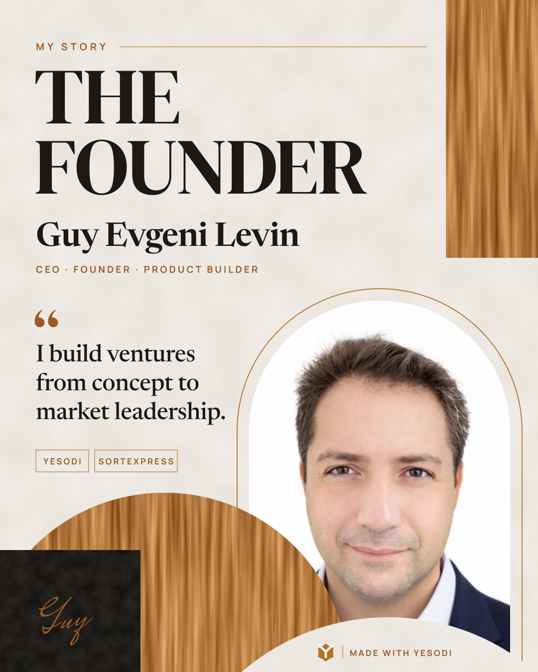 Guy Evgeni Levin, founder of OmniDiscovered